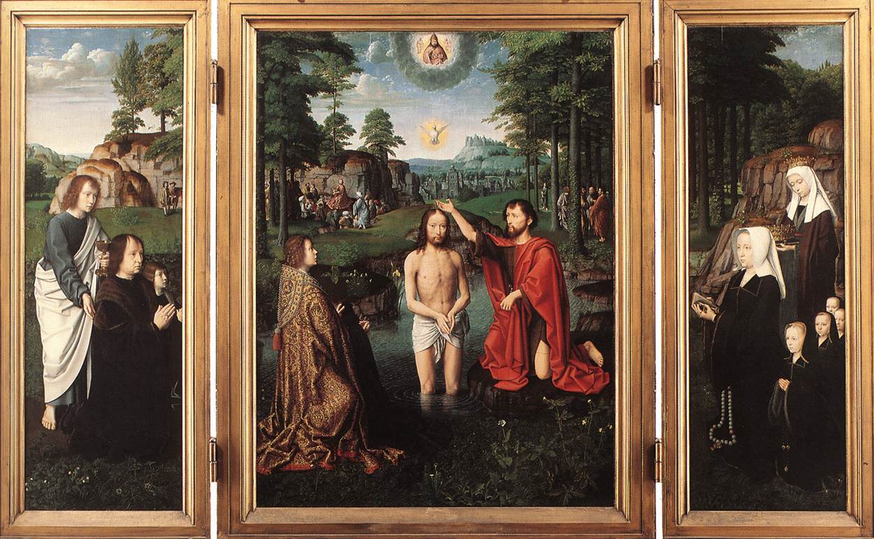 DAVID, Gerard Triptych of Jan Des Trompes  sdf